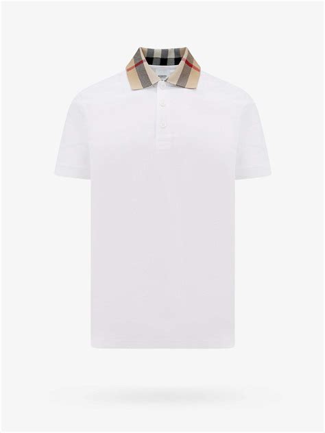 burberry polo shirt white|burberry polo shirt vintage.